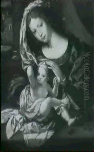 Madonna Col Bambino Oil Painting by Jan Gossaert