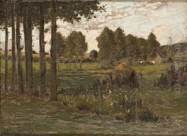 Paisaje Oil Painting by Ferdinand Jules Albert Gosselin