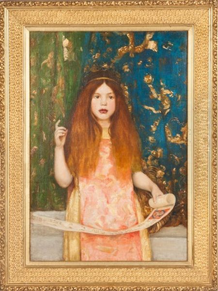 Alleluia Oil Painting by Thomas Cooper Gotch