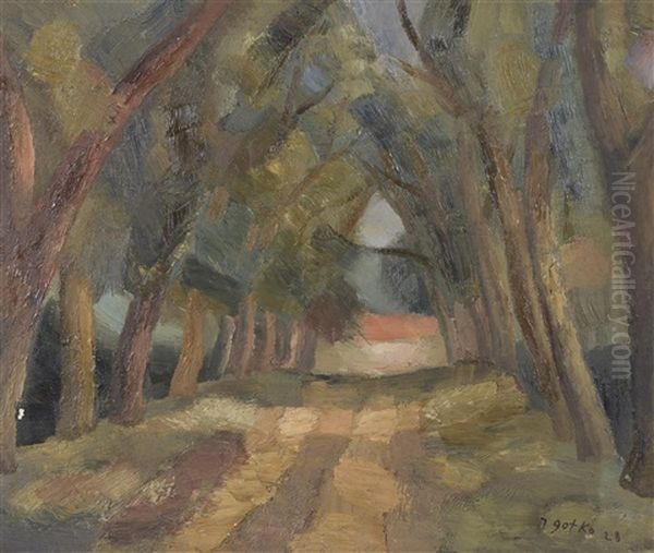 Chemin En Sous Bois by Jacques Gotko