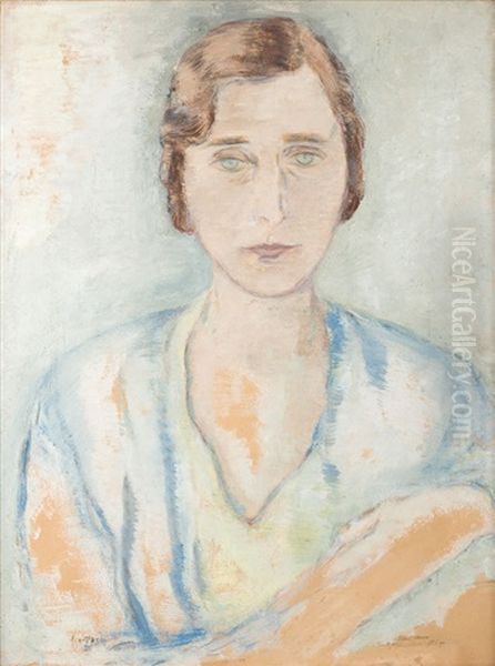 Portret Leny Oil Painting by Leopold Gottlieb