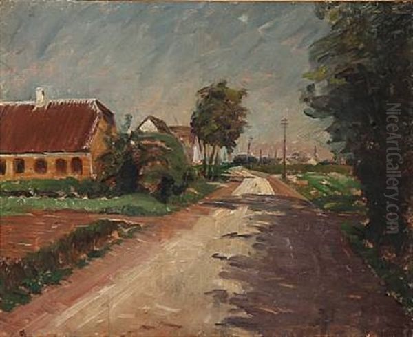 Fra Vigerslev Oil Painting by Albert Gottschalk