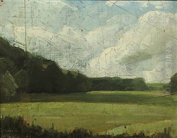 Landscape Oil Painting by Albert Gottschalk