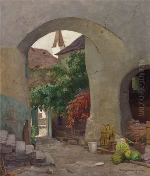 Wachauer Romantik Oil Painting by Hans Goetzinger