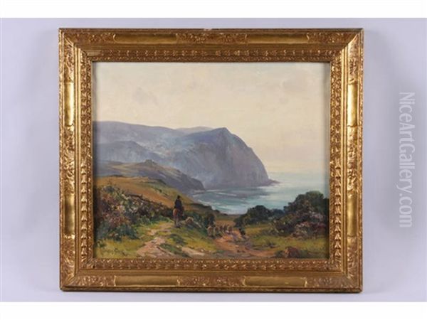 Lynmouth Oil Painting by Alexander Carruthers Gould