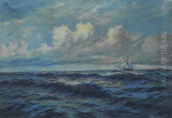 Marine Oil Painting by William De Goumois