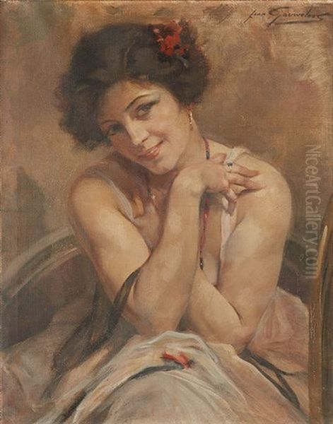 La Ballerine Surprise Oil Painting by Jean Leon Henri Gouweloos