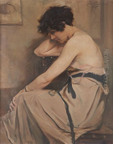 Boudeuse by Jean Leon Henri Gouweloos