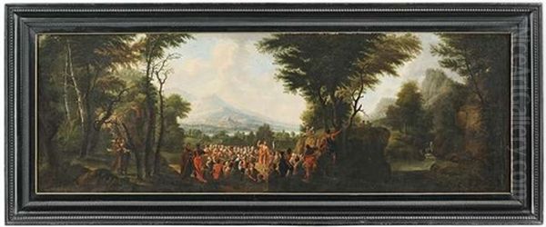 Die Bergpredigt Jesu Oil Painting by Abraham Govaerts