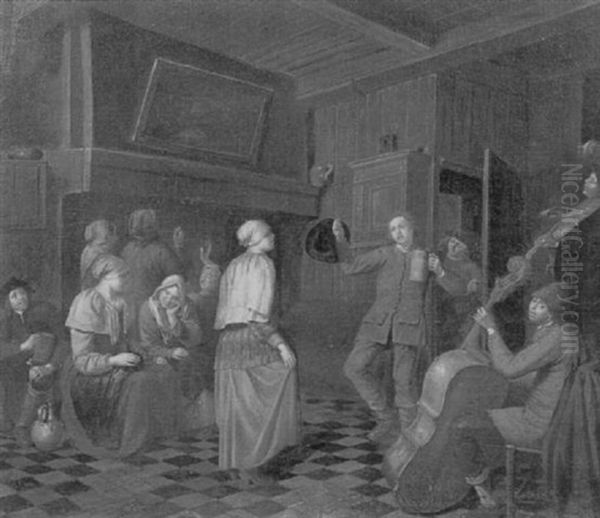 Reunion De Musiciens Oil Painting by Hendrik Govaerts