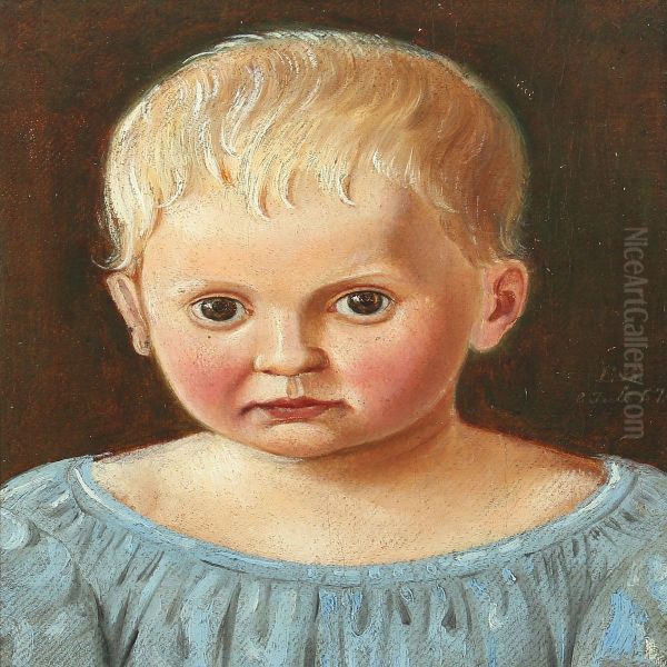 Portrait Of A Little Boy by Emil Baerentzen