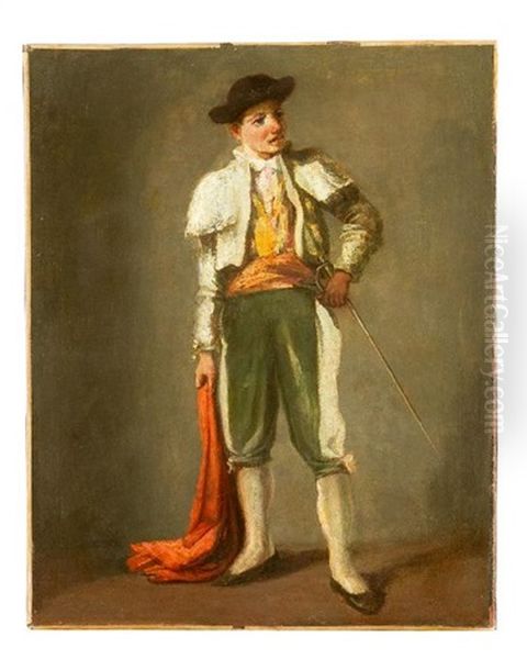 Portrait Of A Young Torero Oil Painting by Francisco Goya