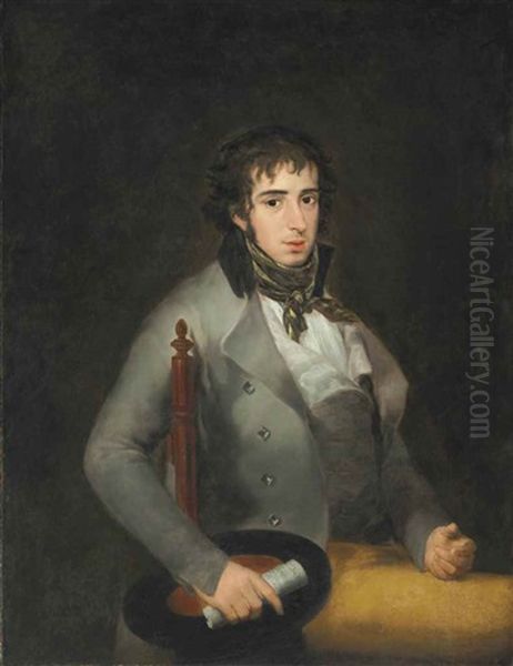 Portrait Of Don Isidro Gonzalez Velasquez (1765-1840), Three-quarter-length Oil Painting by Francisco Goya