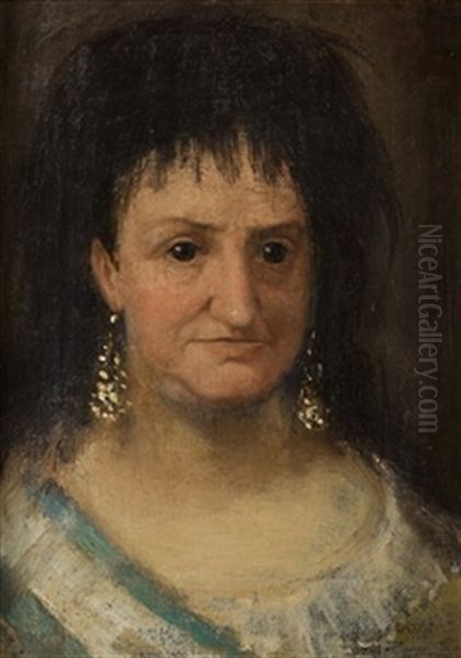 Luisa De Parma Oil Painting by Francisco Goya