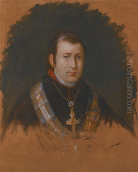 Portrait Of A Prelate Oil Painting by Francisco Goya