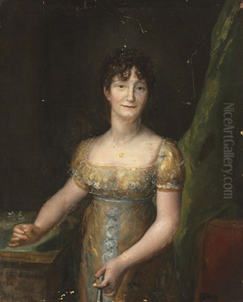 Portrait Of A Lady Oil Painting by Francisco Goya