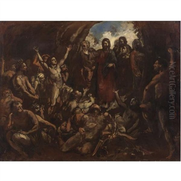 Christ's Descent Into Limbo by Francisco Goya