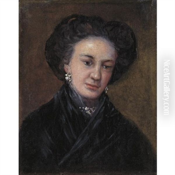 Portrait Of The Actress Rita Luna Oil Painting by Francisco Goya