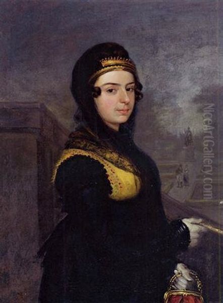 Portrait Of A Lady Oil Painting by Francisco Goya