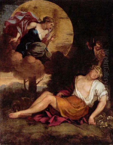 Diana And Endymion by Barend Graat