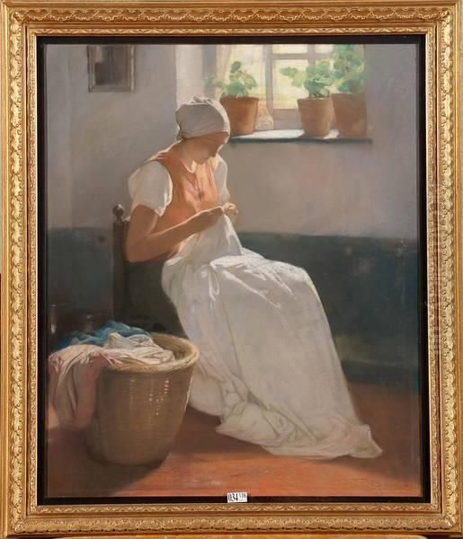 Quietude Oil Painting by Firmin Baes