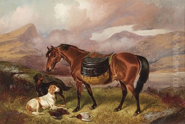 Paisaje Con Caballo Y Perro Oil Painting by Colin Graeme