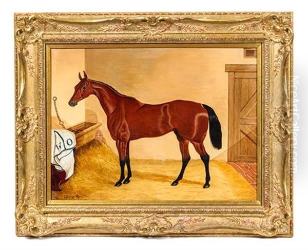 Racehorse, 1891 Oil Painting by Colin Graeme