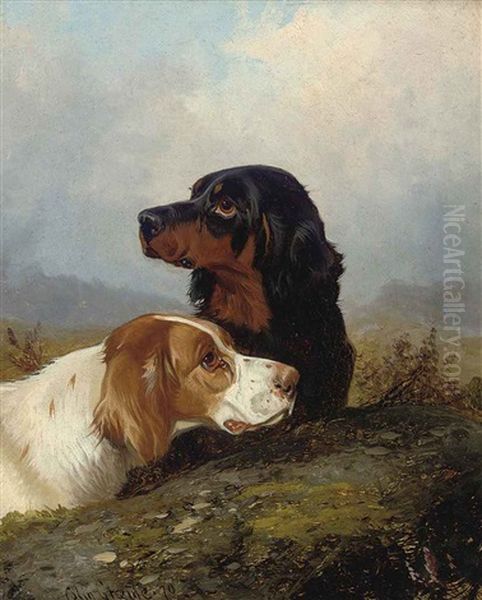 Setters Oil Painting by Colin Graeme