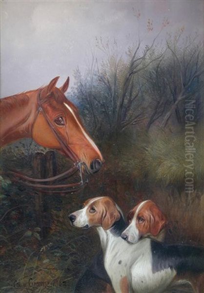 Hunting Friends Oil Painting by Colin Graeme