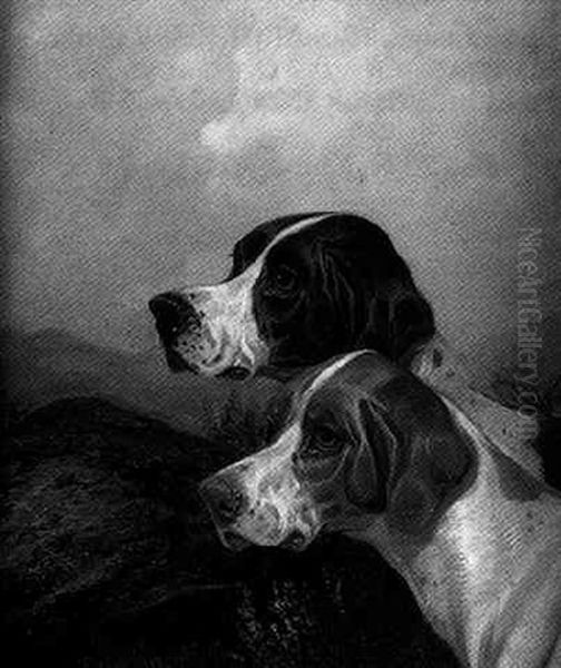 Two Setters Oil Painting by Colin Graeme