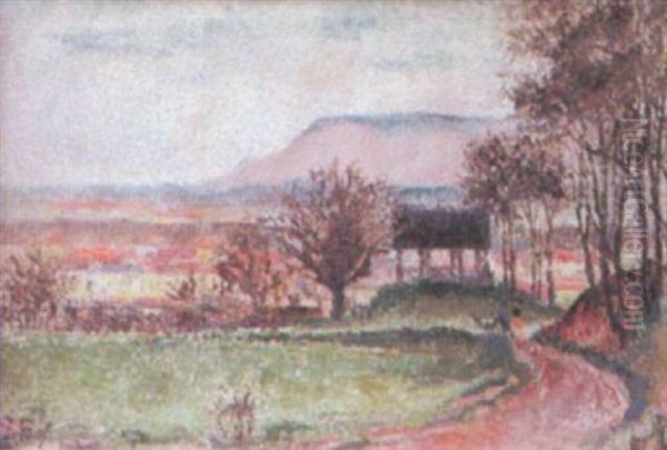 Schwabische Landschaft Oil Painting by Gottfried Graf