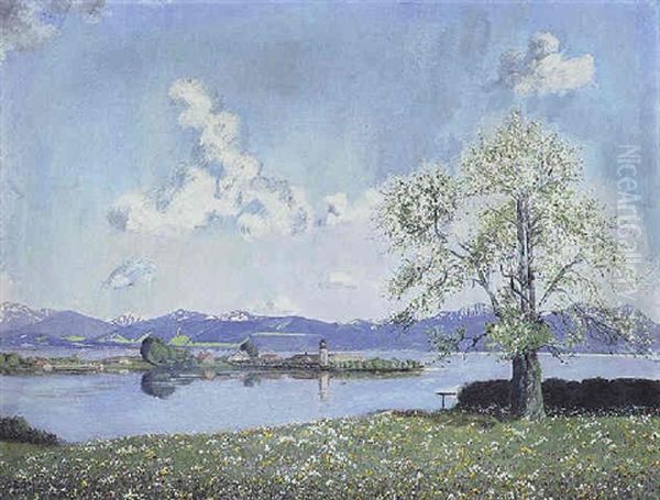 Partie Am Chiemsee Oil Painting by Philipp Graf