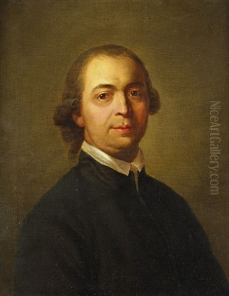 Portrat Johann Gottfried Von Herder (+ Portrat Karoline Herder Geb. Flachsland; 2 Works) Oil Painting by Anton Graff