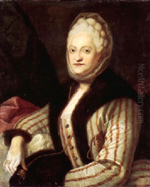 Brustbild Maria Kunigunde, Prinzessin Von Sachsen Oil Painting by Anton Graff