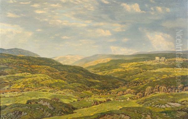 Wensleydale Showing Castle Bolton by George Graham