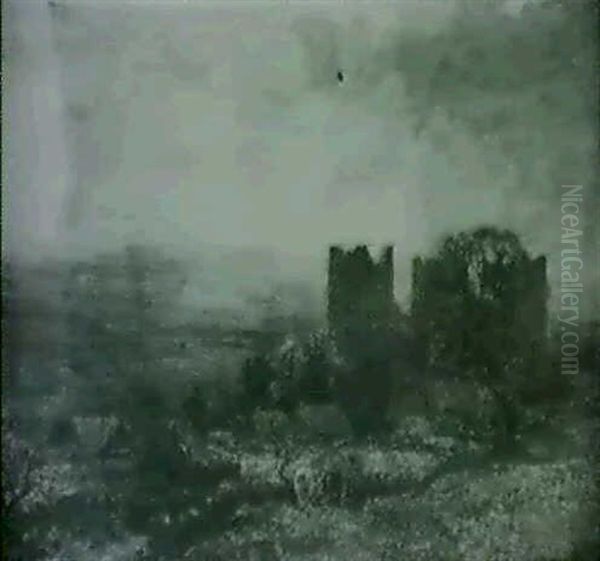 Bolton Castle Oil Painting by George Graham