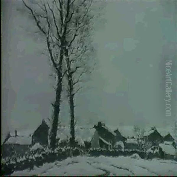 Winter Oil Painting by George Graham