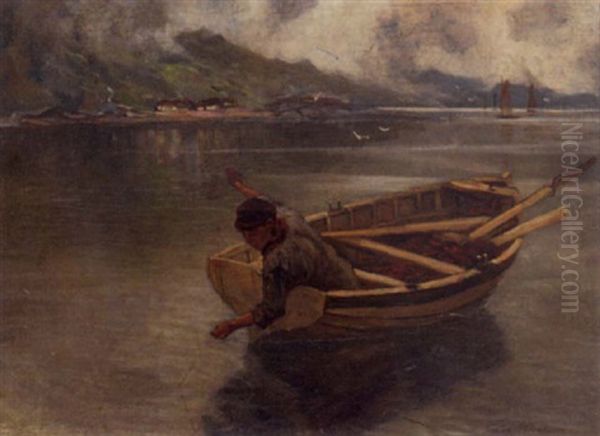 The Young Fisherman Oil Painting by John (Gilbert) Graham