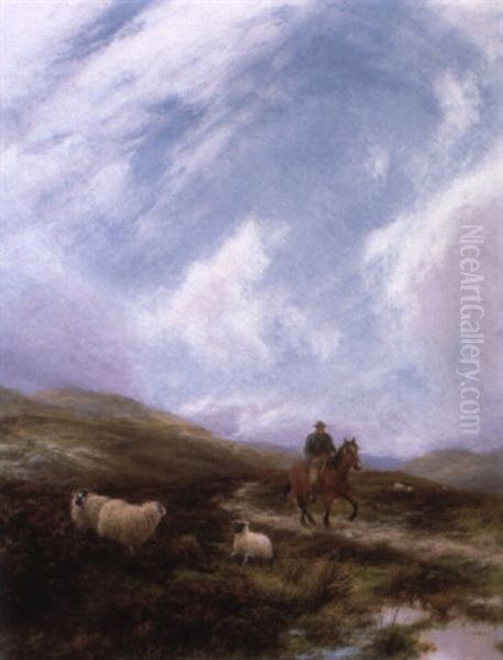 Bridle Path Oil Painting by Peter Graham