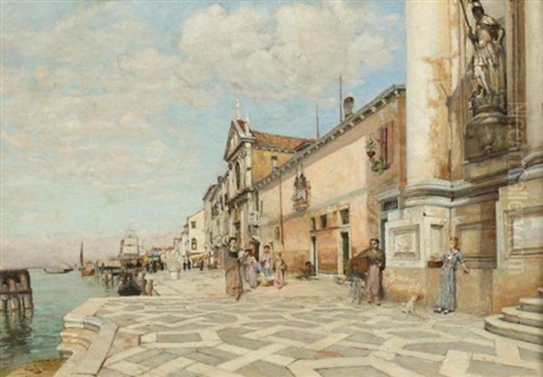 Venetian Scene Oil Painting by William Graham