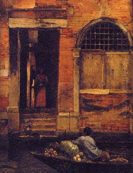 Venetian Doorway Oil Painting by William Graham