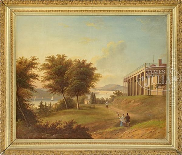 Mount Vernon Oil Painting by Victor de Grailly