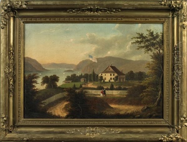 Washington's Headquarters, Newburgh, New York Oil Painting by Victor de Grailly