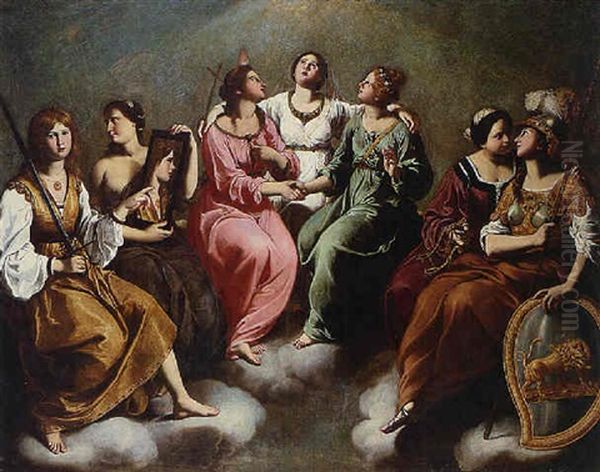 The Seven Virtues Oil Painting by Imperiale Grammatica