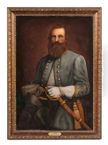 General Jeb Stuart Oil Painting by Hiram Grandville