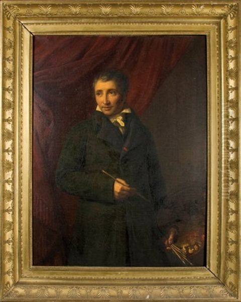 Autoportrait Oil Painting by Francois Marius Granet