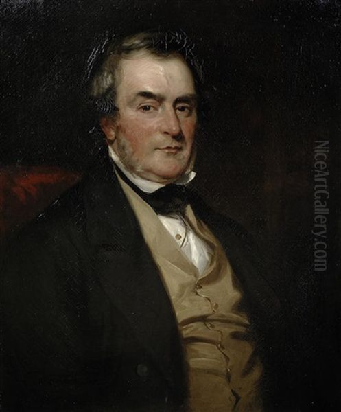 The Hon. John Edmund Elliot Mp Oil Painting by Sir Francis Grant