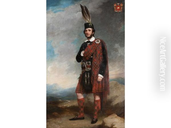 Portrait Of Duncan Macdonell Oil Painting by Sir Francis Grant