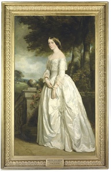 Portrait Of Louisa Madeleine Keith-falconer Oil Painting by Sir Francis Grant