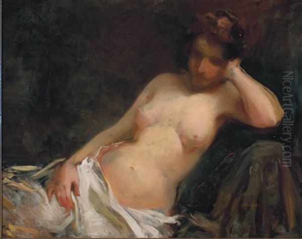 Nude Oil Painting by Walter Granville-Smith